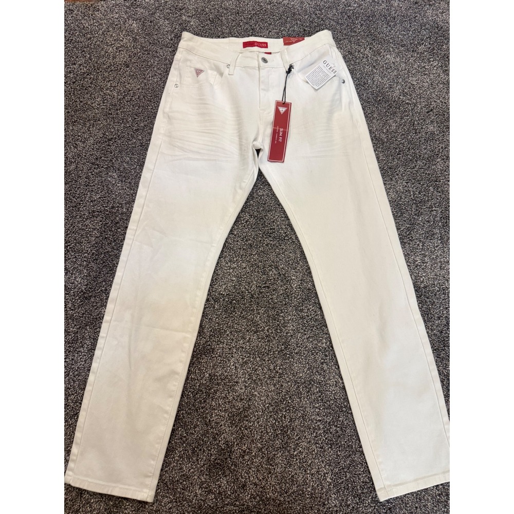 Guess Los Angeles Vermont Slim Fit Jeans White Wash 30x30 T6YA10D2714